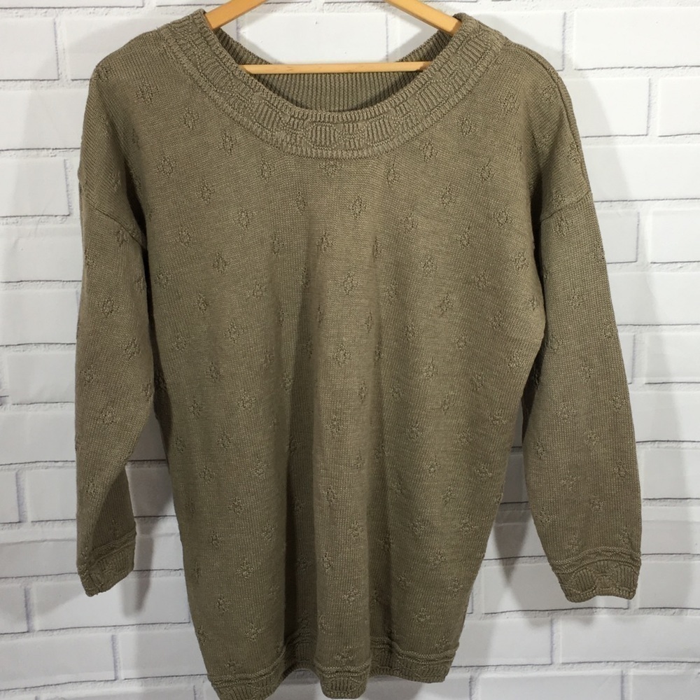 NWT Express Tricot Pullover Sweater Size Large Vintage